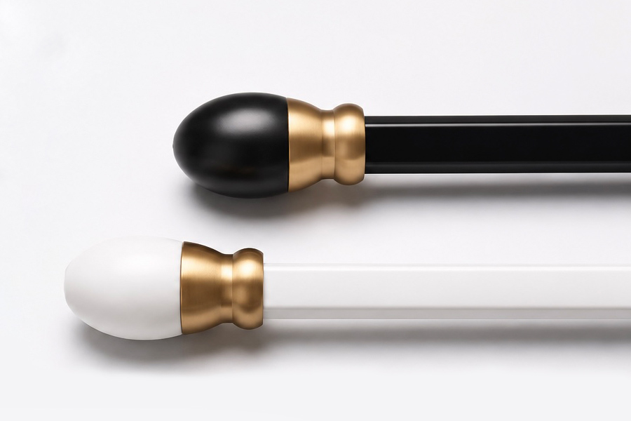 Single Curtain Rod Elliptical